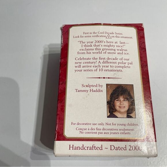 2000 Hallmark Keepsake Ornament Cool Decade Walrus Santa Vintage Christmas - Picture 4 of 9